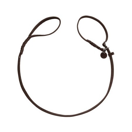 Hunter Retriever-Leine Solid Education dunkelbraun M-L