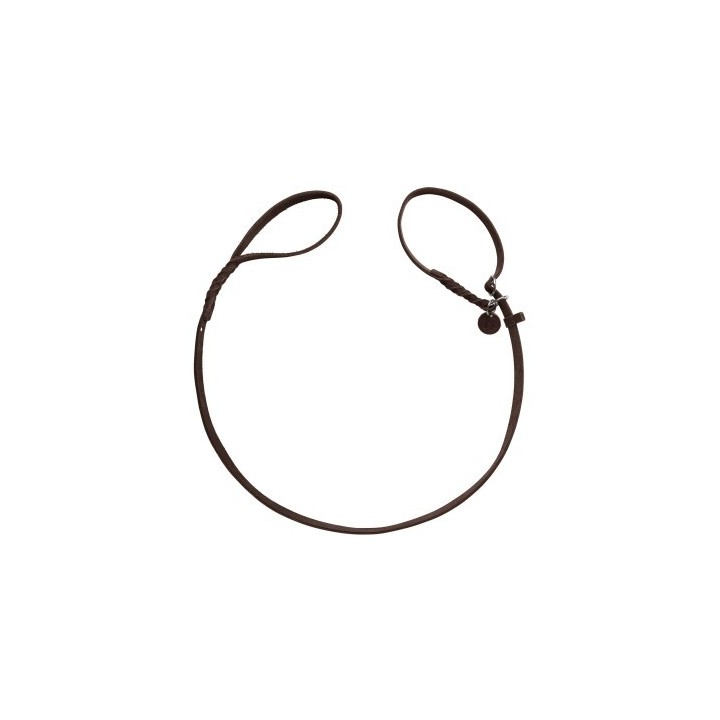 Hunter Retriever-Leine Solid Education dunkelbraun M-L