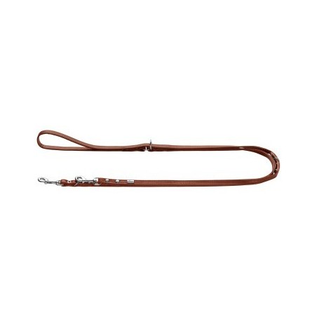 Hunter Verstellbare Führleine Canadian Up cognac 8 mm