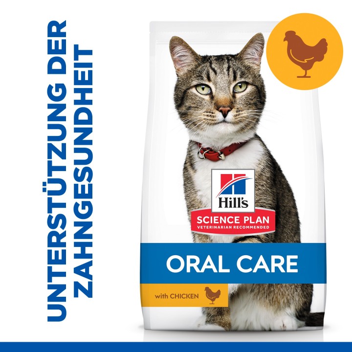 Hill's Science Plan Adult Oral Care Katzenfutter - Huhn - 7 kg