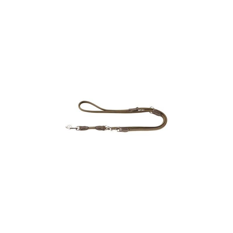 Hunter Verstellbare Führleine Round & Soft Hunting oliv S-M