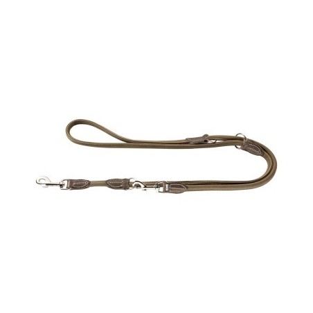 Hunter Verstellbare Führleine Round & Soft Hunting oliv S-M