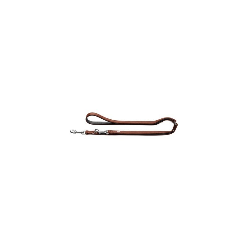 Hunter Verstellbare Führleine Canadian Up cognac 1,5 cm