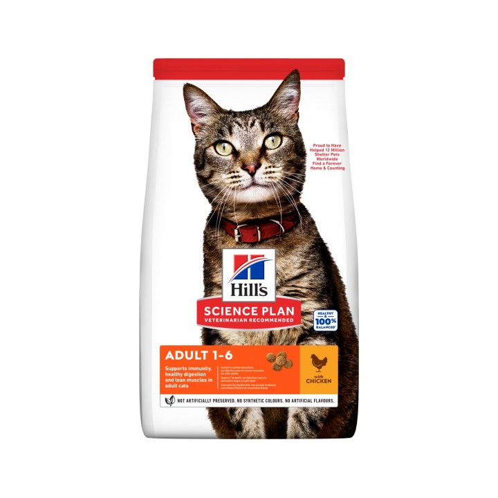 Hill's Science Plan Adult Katzenfutter - Huhn - 15 kg