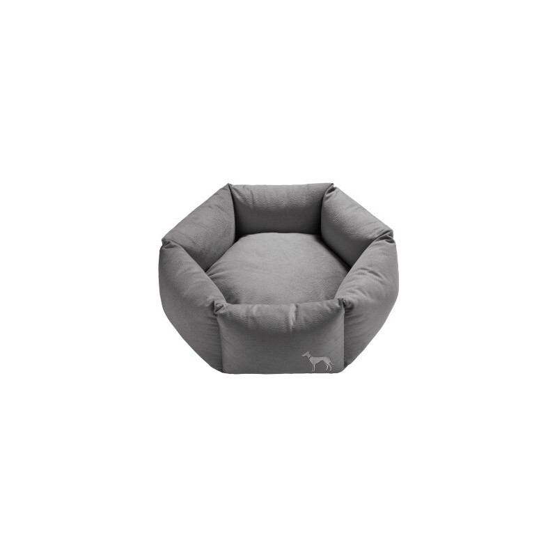 Hunter Orthopädisches Hundesofa Merida 6-eckig anthrazit 1,1 m, 35 cm, 1,1 m