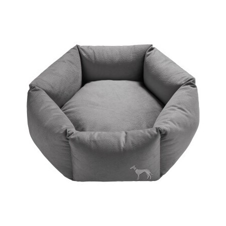 Hunter Orthopädisches Hundesofa Merida 6-eckig anthrazit 1,1 m, 35 cm, 1,1 m