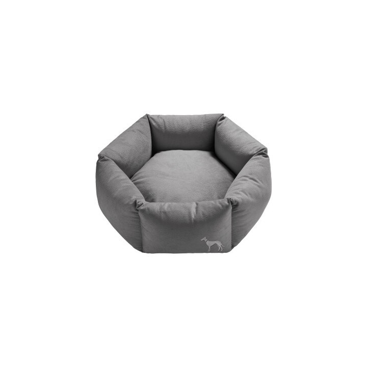 Hunter Orthopädisches Hundesofa Merida 6-eckig anthrazit 1,1 m, 35 cm, 1,1 m