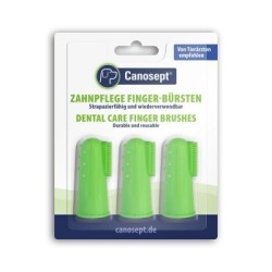 Canosept 3x Zahnpflege Finger-Bürsten