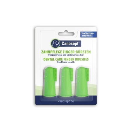 Canosept 3x Zahnpflege Finger-Bürsten