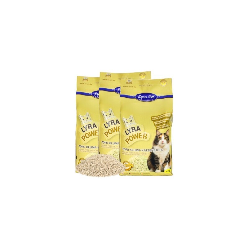 Lyra Pet Tofu Katzenstreu 7,5 kg