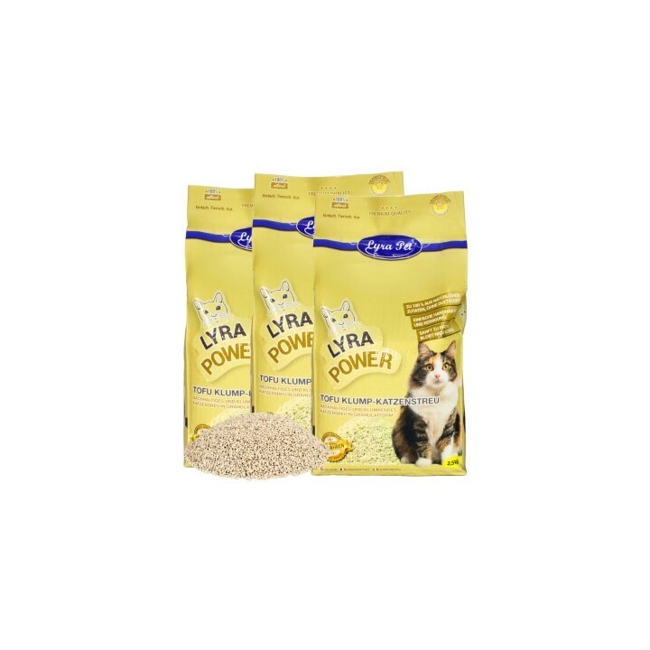 Lyra Pet Tofu Katzenstreu 7,5 kg