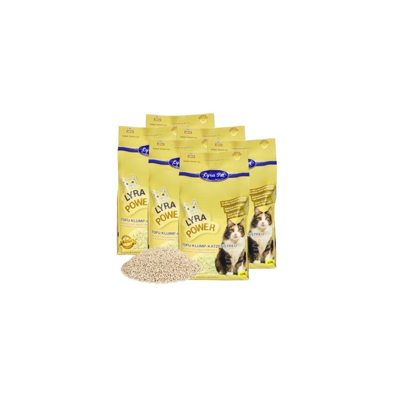 Lyra Pet Tofu Katzenstreu 15 kg