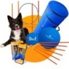 PfotenWunder® 9-in-1-Agility Set Hunde groß + 21 Min. HUNDESCHULE - 6 Slalomstangen, 1 Tunnel, für kleine & große Hunde, Trai
