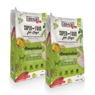 MAC's Dog Mono Adut Trockenfutter Kaninchen 2x3 kg