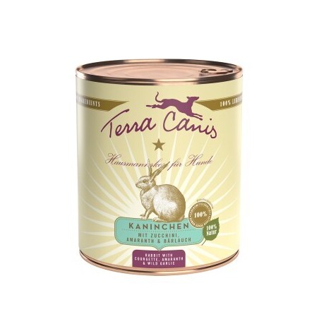 Terra Canis Classic Adult 6x800g Kaninchen mit Zucchini, Amaranth und Bärlauch