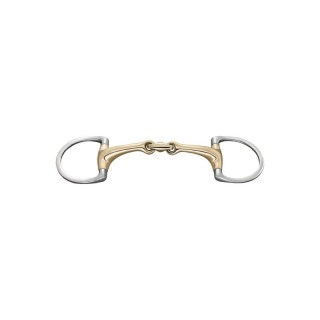 Sprenger Olivenkopfgebiss Dynamic RS Sensogan mit D-förmigem Ring doppelt gebrochen 1,4 cm 11,5 cm