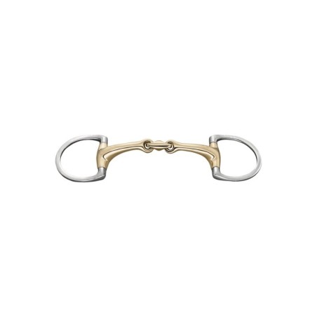 Sprenger Olivenkopfgebiss Dynamic RS Sensogan mit D-förmigem Ring doppelt gebrochen 1,4 cm 11,5 cm