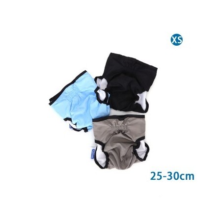 nobleza - 3er Set waschbare Windeln für Hunde XS