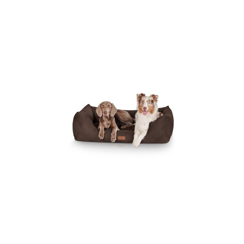 Knuffelwuff Hundebett Dreamline aus Velours braun XL