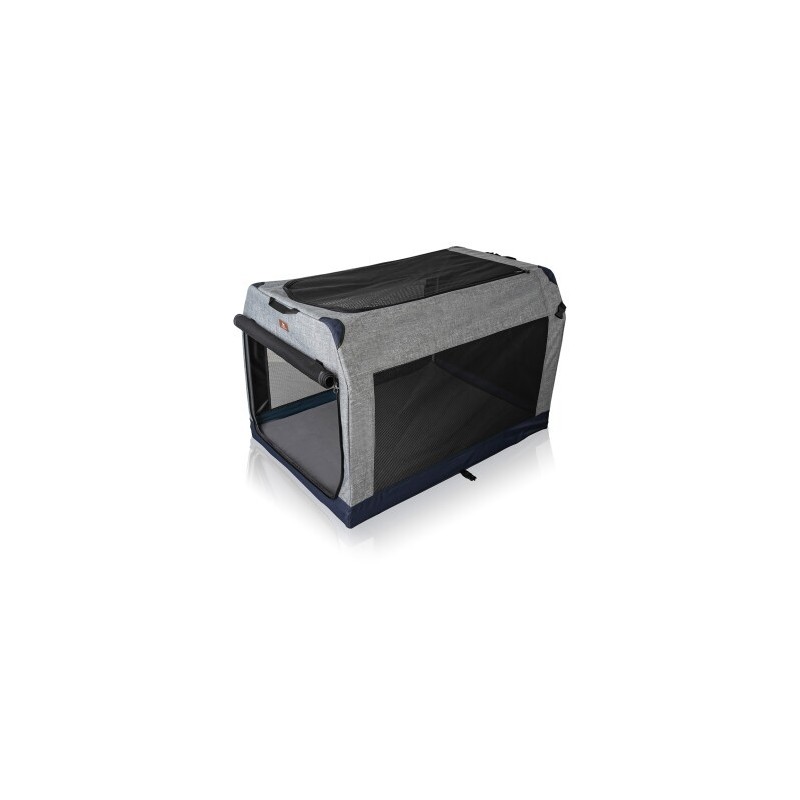 Knuffelwuff faltbare Hundebox Transportbox Denali mit Aluminiumgestell L