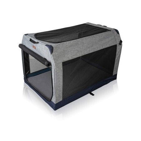 Knuffelwuff faltbare Hundebox Transportbox Denali mit Aluminiumgestell L