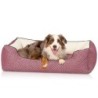Knuffelwuff orthopädisches Design Hundebett Sanford rot XL