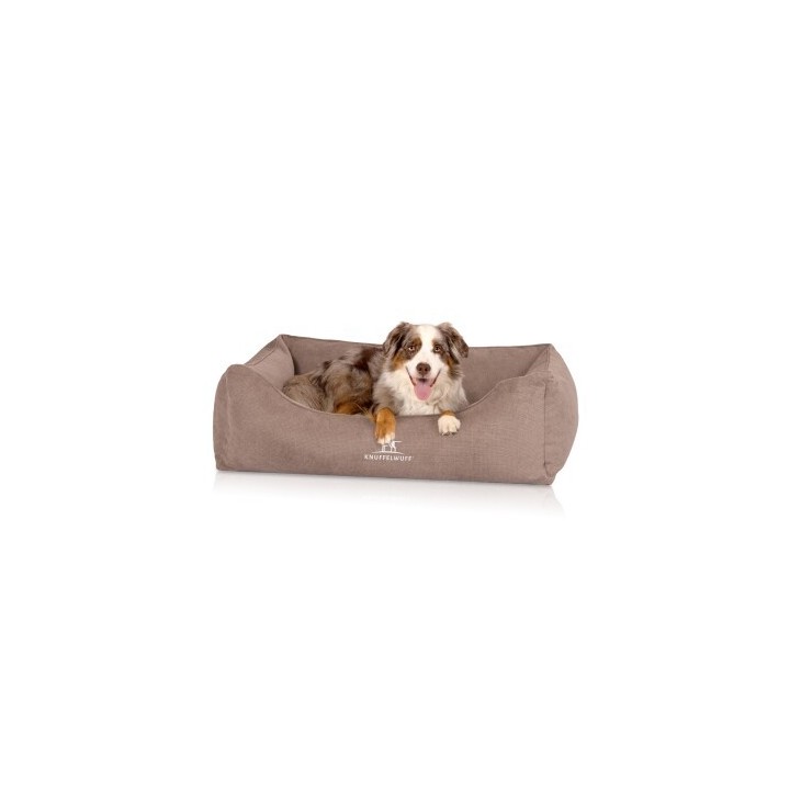 Knuffelwuff orthopädisches Hundebett mit Fächer-Wendekissen Baltimore beige XL