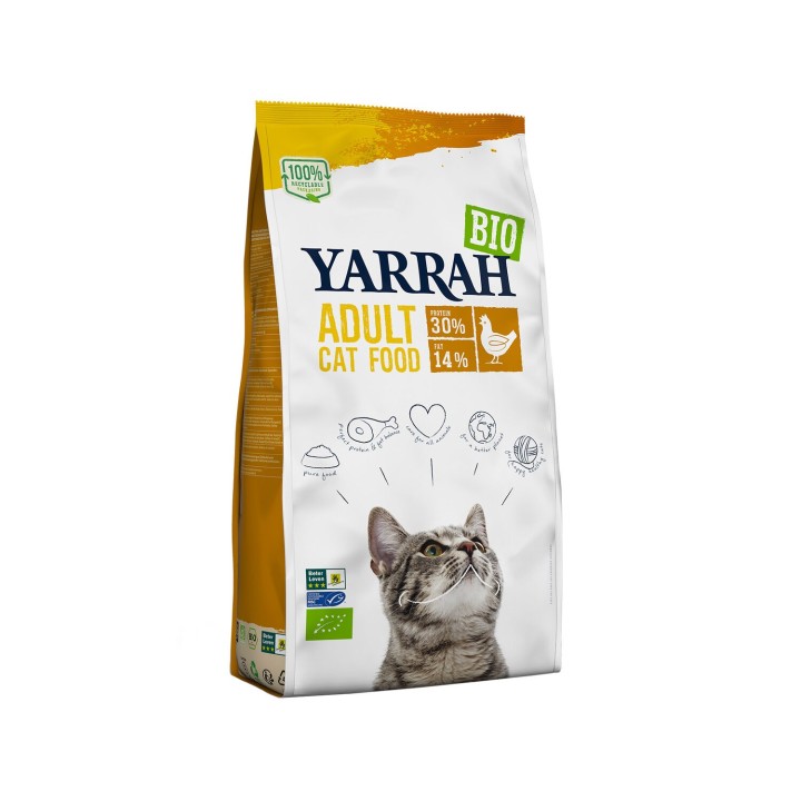 Yarrah Bio Adult Katzenfutter - Huhn - 800 g
