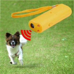 Ultraschall-Anti-Bell-Bellen-Hundetrainings-Repeller-Kontroll-Trainergerät ohne Batterie schwarz