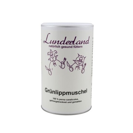 Lunderland Grünlippmuschelpulver für Hunde und Katzen 500 g