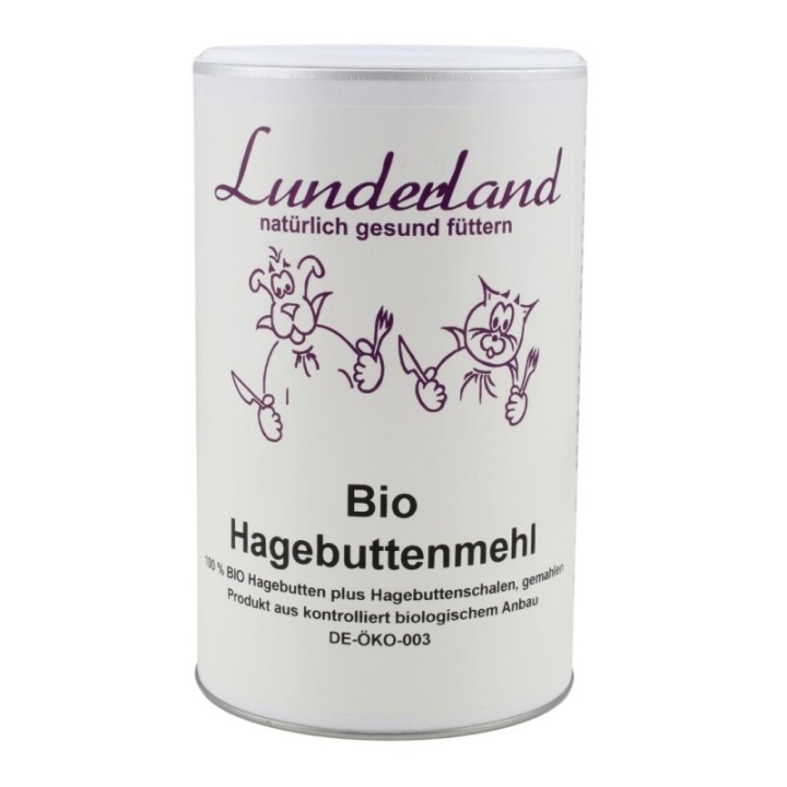 Lunderland Bio-Hagebuttenpulver (Hagebuttenmehl)