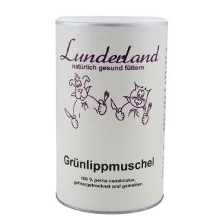 Lunderland Grünlippmuschelpulver für Hunde und Katzen 500 g