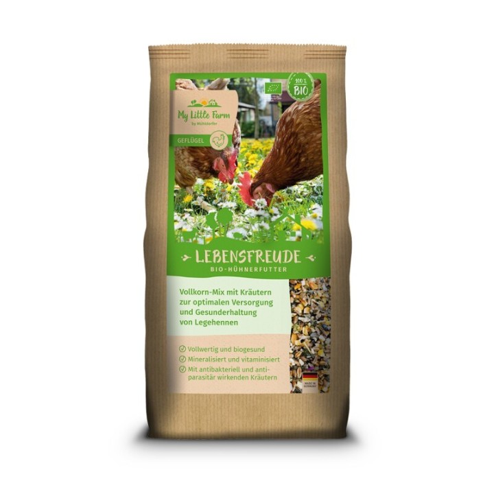 My little Farm - Bio Hühnerfutter Lebensfreude 2kg 3 Stück