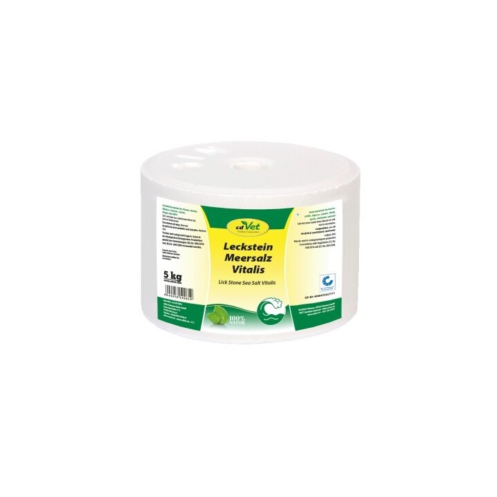cdVet Leckstein Meersalz Vitalis 5 kg