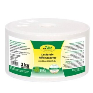 cdVet Leckstein Wilde Kräuter 3 kg