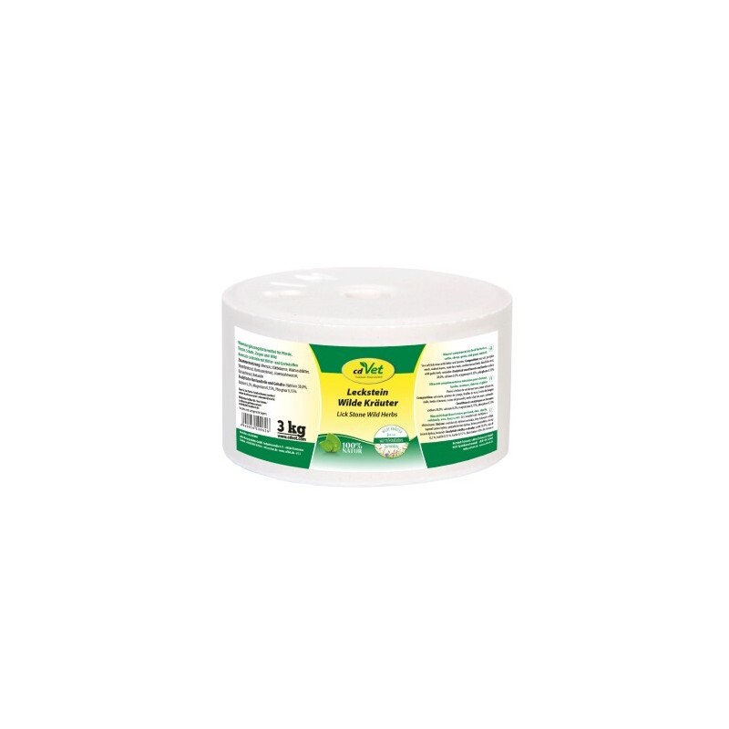 cdVet Leckstein Wilde Kräuter 3 kg