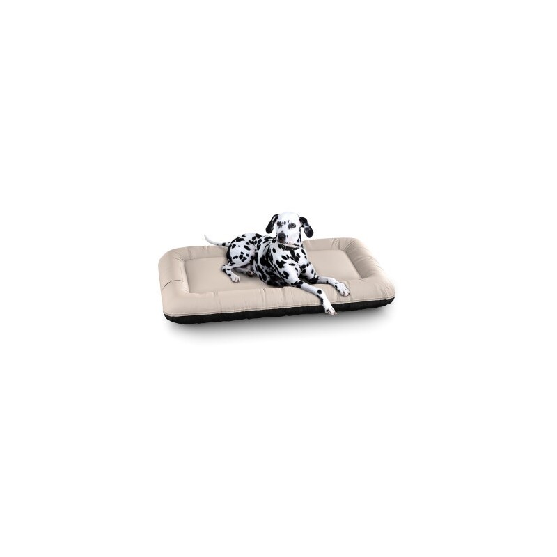 Knuffelwuff Wasserfestes In und Outdoor Hundebett Lucky Color Edition aus Nylongewebe beige XXL