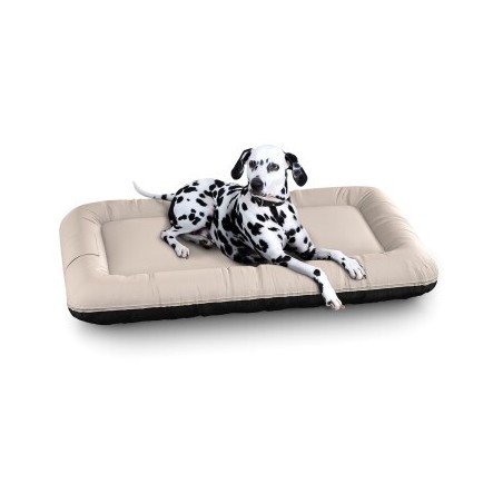 Knuffelwuff Wasserfestes In und Outdoor Hundebett Lucky Color Edition aus Nylongewebe beige XXL