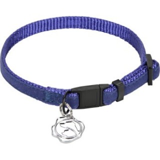 MORE Katzenhalsband Royal Baumwolle blau