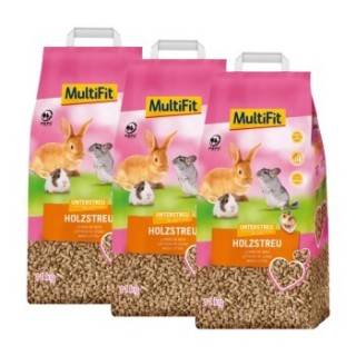MultiFit Natur-Holzstreu 3x11 kg