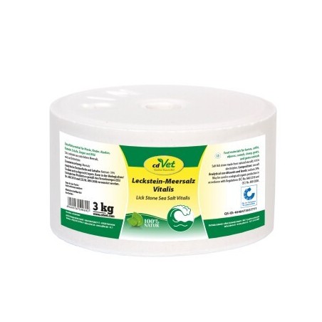 cdVet Leckstein Meersalz Vitalis 3 kg