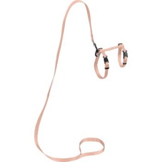 AniOne Katzengeschirr mit Leine für kleine Katzen apricot