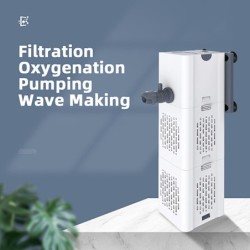 15 W Aquariumfilter, Aquariumfilter, Aquarium-Filtrationspumpe, Zirkulations-Innenfilter mit US Plug