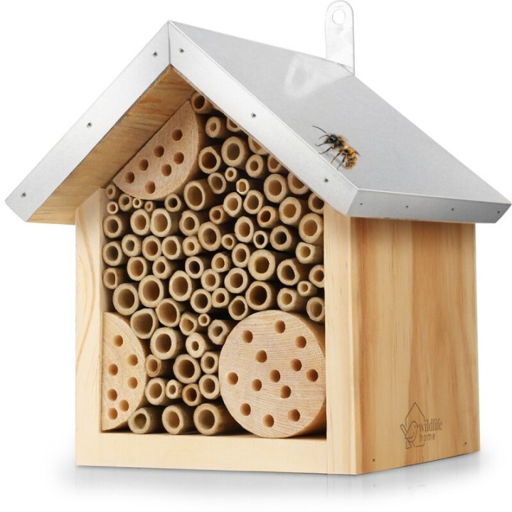 WILDLIFE HOME Bienenhotel mit Metalldach