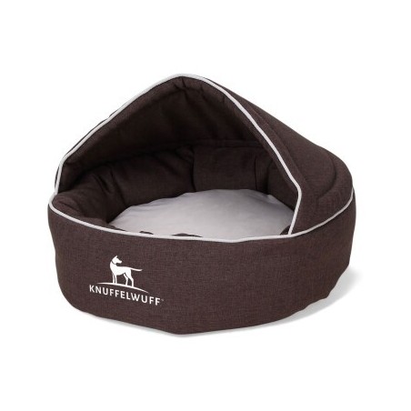 Knuffelwuff Hundehöhle Pumbaa aus Velours braun L