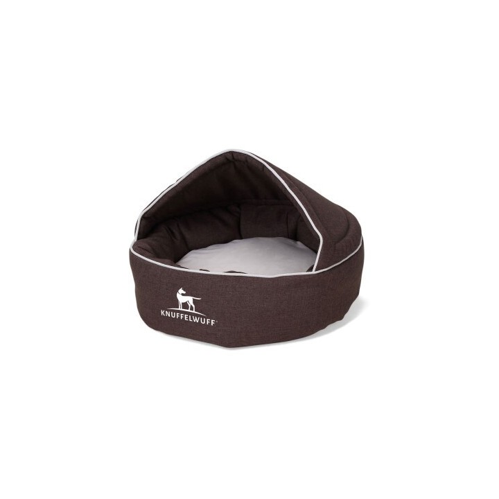 Knuffelwuff Hundehöhle Pumbaa aus Velours braun L