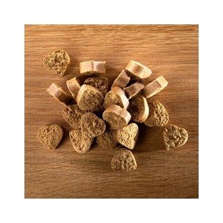 alsa-nature Ente- & Bratapfel-Herzen, 500 g, Maße: ca. 2 x 2 cm