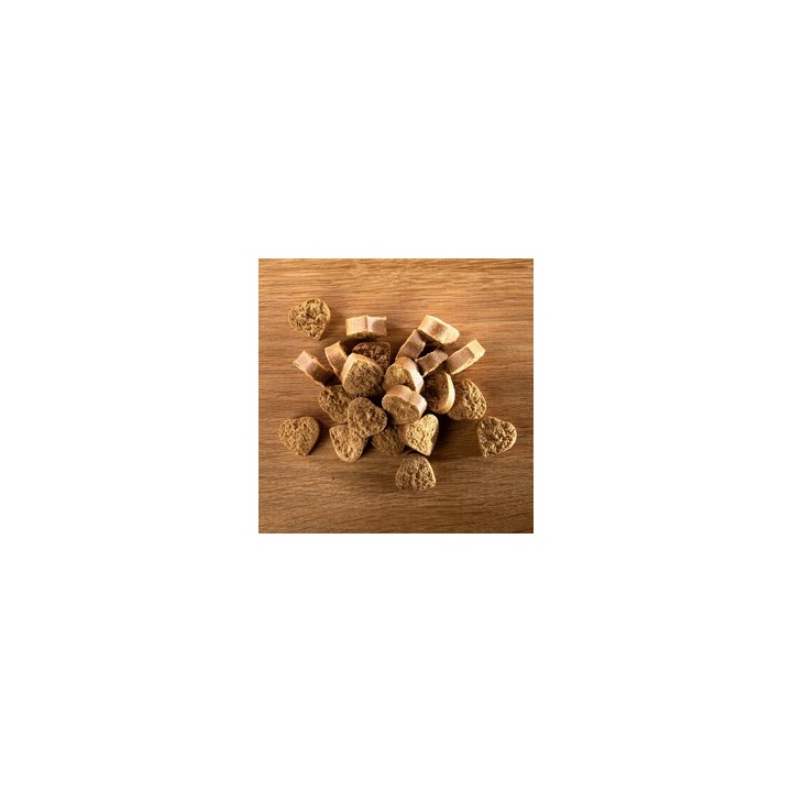 alsa-nature Ente- & Bratapfel-Herzen, 500 g, Maße: ca. 2 x 2 cm