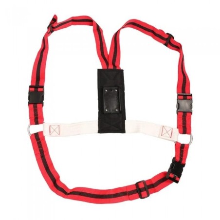 MatingMark Deluxe Anti-Scheuer-Rammgeschirr One Size schwarz/rot