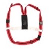 MatingMark Deluxe Anti-Scheuer-Rammgeschirr One Size schwarz/rot